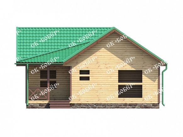 Сруб из бруса 9х9. фото